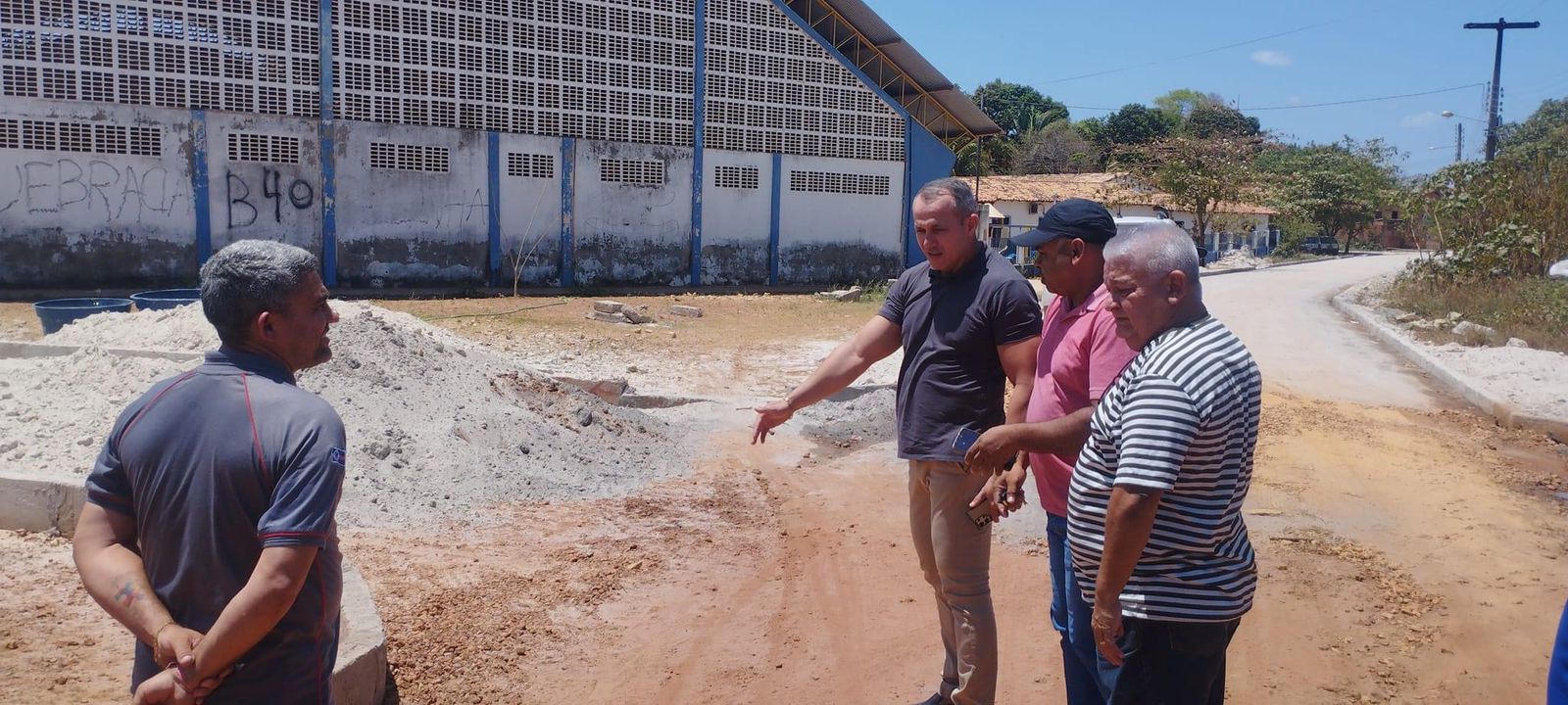 Confira obras que estão sendo realizadas na zona urbana de Barras